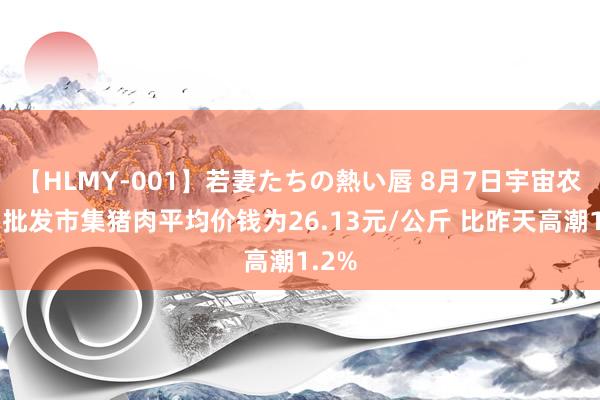 【HLMY-001】若妻たちの熱い唇 8月7日宇宙农居品批发市集猪肉平均价钱为26.13元/公斤 比昨天高潮1.2%