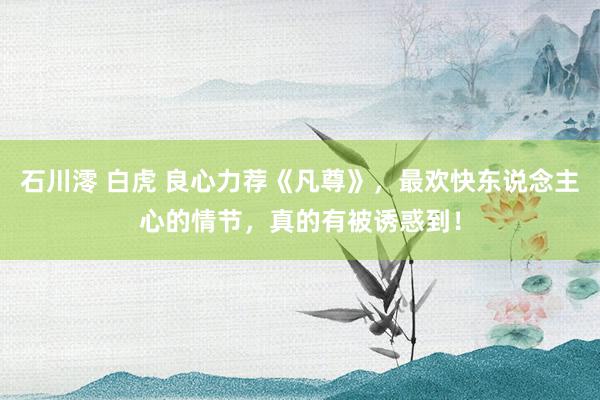 石川澪 白虎 良心力荐《凡尊》，最欢快东说念主心的情节，真的有被诱惑到！